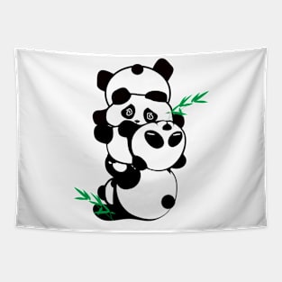 funniest pandas Tapestry