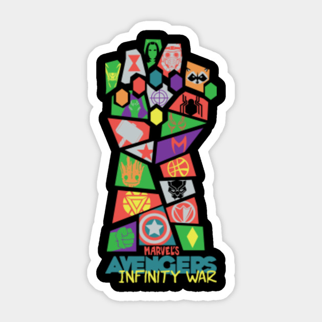 Avengers Infinity War Pop Art - Infinity War - Sticker 