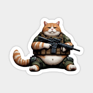 Tactical Cat Magnet