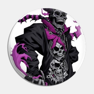 skull caracter Pin