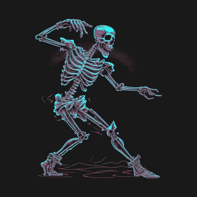 Dancing skeleton by DragonDream