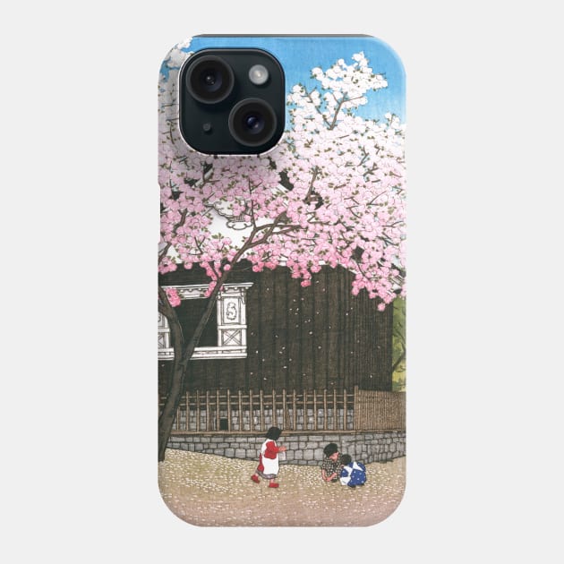 Spring at Atago mountain by Kawase Hasui Phone Case by Takeda_Art