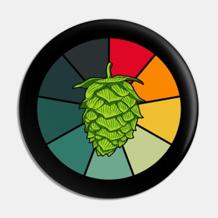 Retro Color Beer Hop Pin