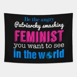 Patriarchy Smashing Feminist Tapestry