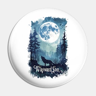 Hear the Call: A Lone Wolf Howls in the Wayward Son Forest Pin