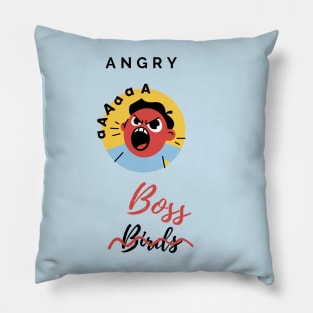 Angry Boss Pillow