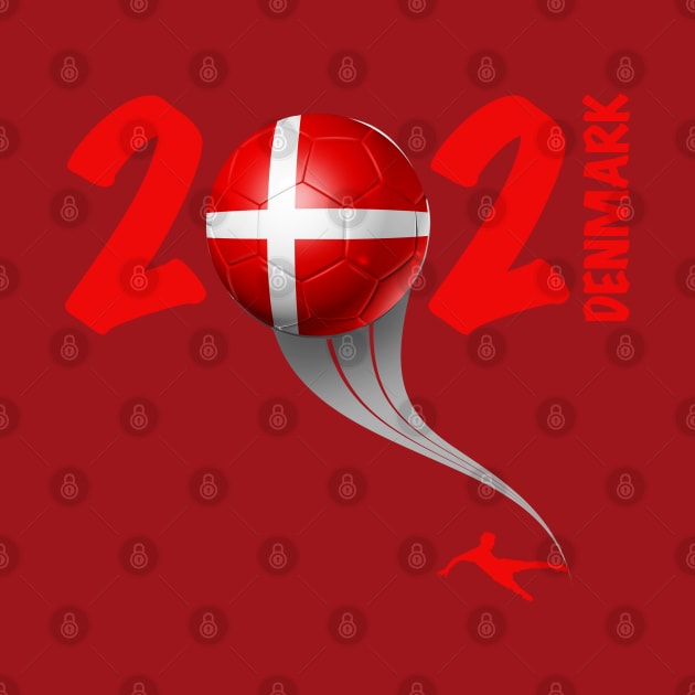 Denmark Euro Soccer 2021 by DesignOfNations