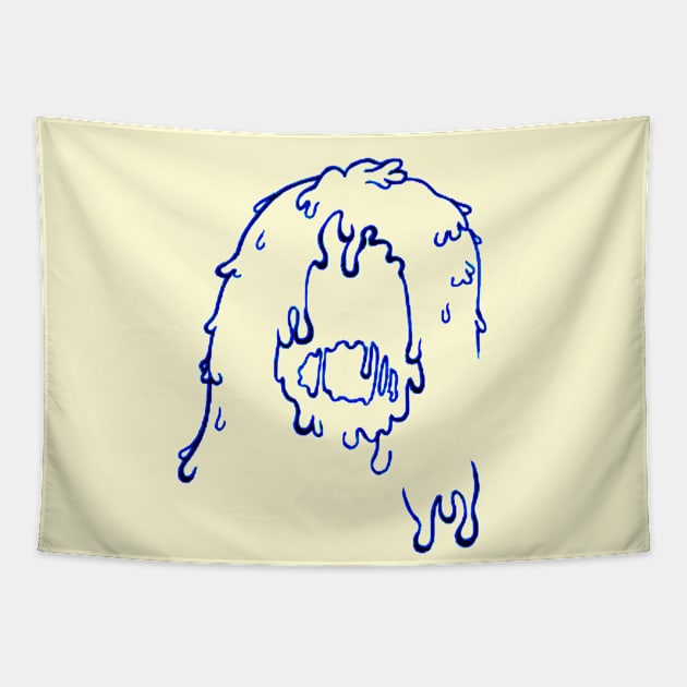 Blue Slime Tapestry by LukahDrawsShit