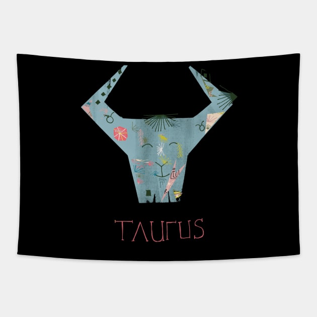 taurus Tapestry by nosheendesigns