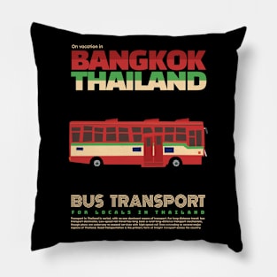 On Vacation in Bangkok Thailand Pillow