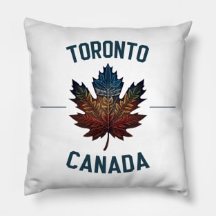 Toronto Canada Maple Leaf Pillow