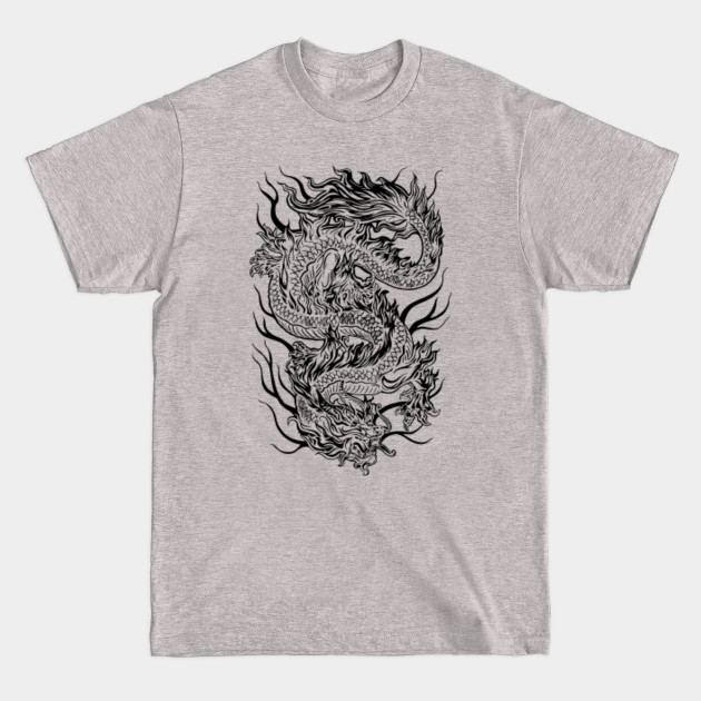 Disover Tattoo Dragon Design - Chinese Dragon Tattoo - T-Shirt