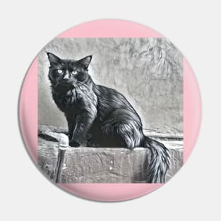 THE ART CAT PORTRAIT Pin