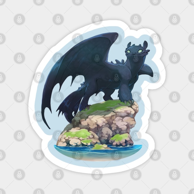 toothless Magnet by Grimmla