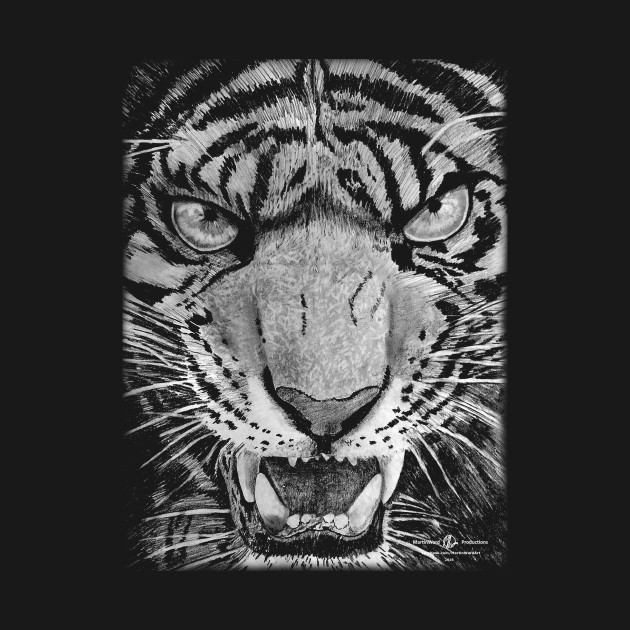 Discover Fierce Tiger - Auburn - T-Shirt