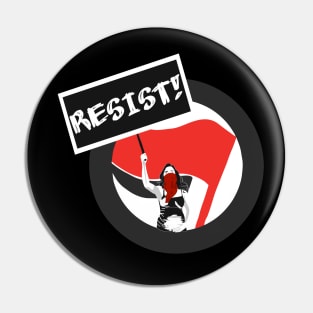 Resist Antifa Pin