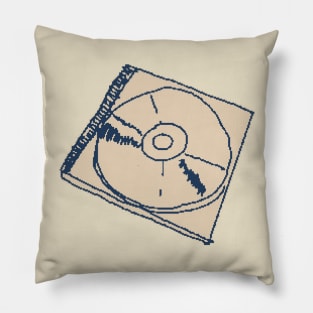 Compact Disc - 1bit Pixel Art Pillow