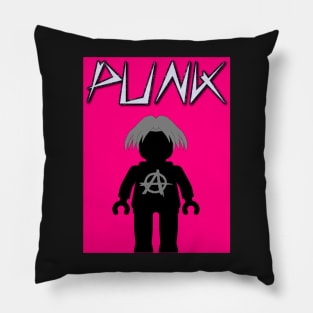 Punk Guitarist Minifig, Customize My Minifig Pillow