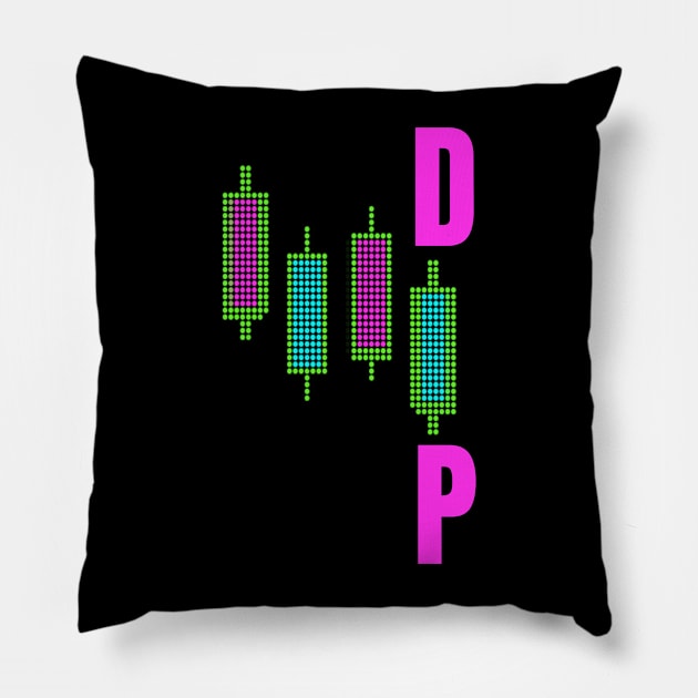 Crypto Buy The Dip Pillow by RedSparkle 