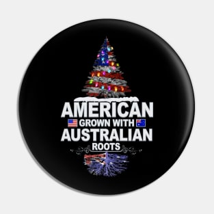 Christmas Tree  American Grown With Australian Roots - Gift for Australian From Australia Pin