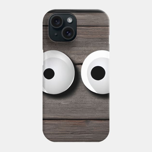 Googly Eyes Phone Case by AlienMirror