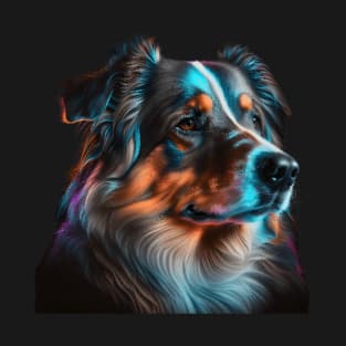 Neon Australian Shepard T-Shirt