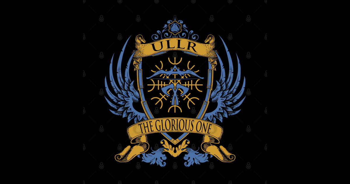 ULLR - CREST - Smite - Sticker | TeePublic