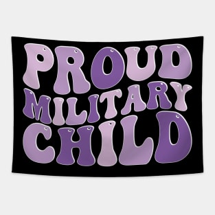 proud military child Tapestry