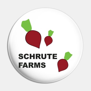 Schrute Farms Funny T Shirt Pin