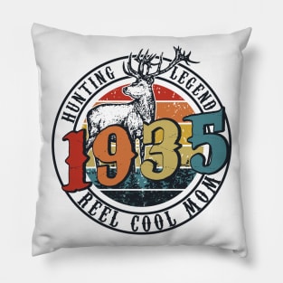 Funny Reel Cool Mom Hunting 1935 Lengend Father's Day Gift Pillow