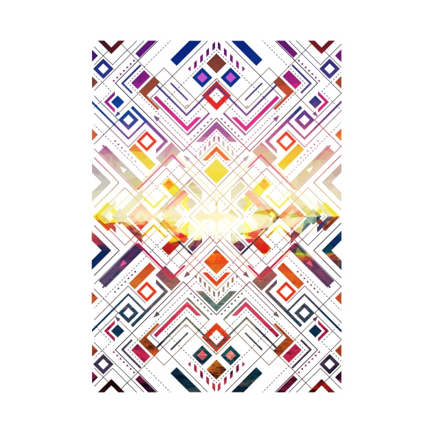 Magic Carpet Ride with Modern Abstract Pattern, gift for parent and girlfriend by fratdd