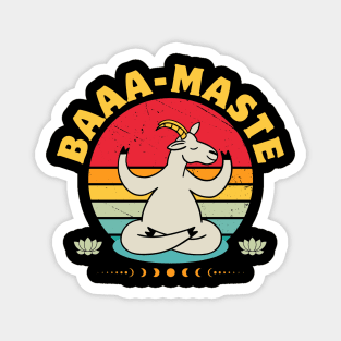 Baaa-maste Goat Yoga Magnet