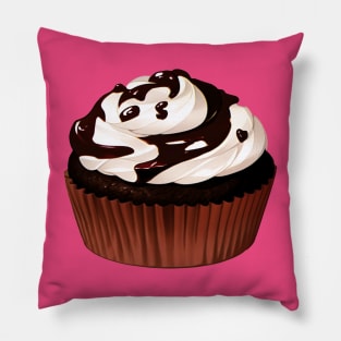 Yummy Chocolate Cupcake Pillow