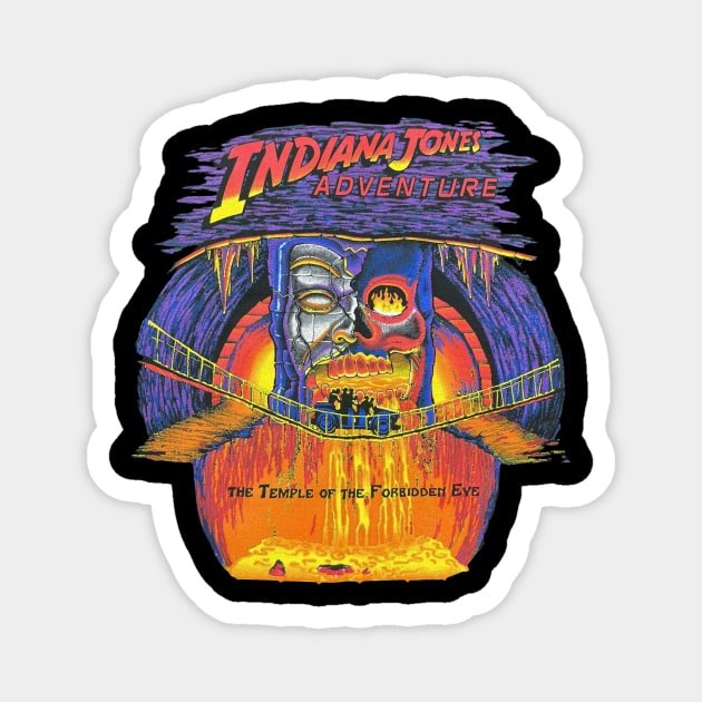 Indiana Jones Adventure Ride Magnet by whatsupnerds