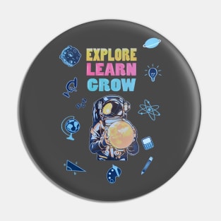 Explore learn crow Pin