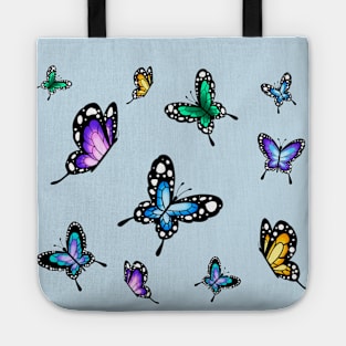 Flying Butterfly Pattern Tote