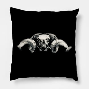 Ram Skull Pillow