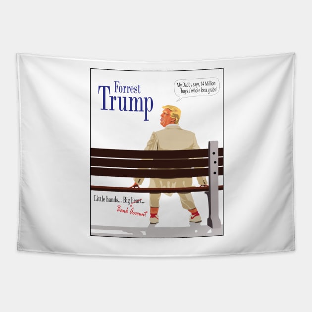 Forrest Trump Tapestry by DubyaTee