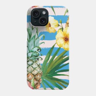 Tropical floral pattern Phone Case