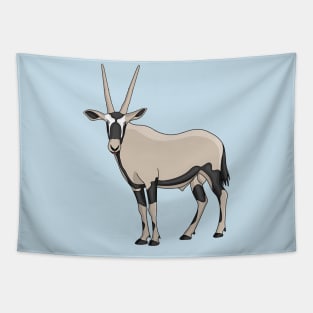 Oryx cartoon illustration Tapestry