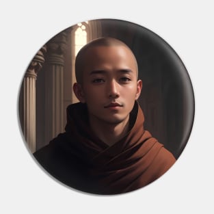 The Monk's Silent Vigil Pin