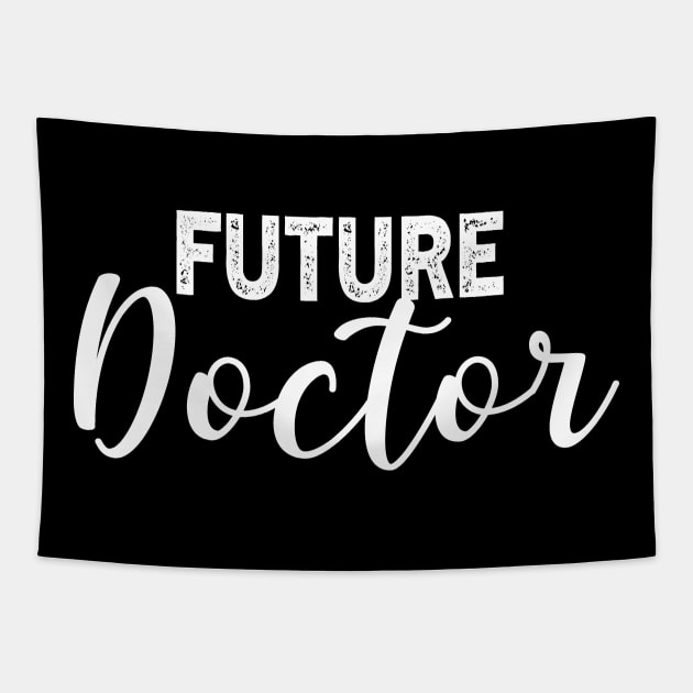 Future Doctor Gradution Gift Tapestry by followthesoul