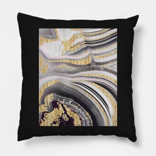 Abstract, Gold, Scandinavian print, Trendy print, Styled, Scandinavian art, Modern art, Wall art, Print, Minimalistic, Modern Pillow