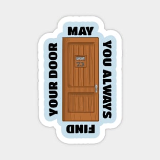 May You Always Find Your Door Magnet
