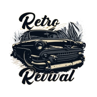 Vintage retro car. T-Shirt