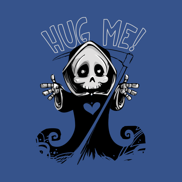 Grim Reaper with Point Scythe - Free Hugs by PatrioTEEism