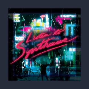 Listen to Synthwave - Shadows in the City T-Shirt