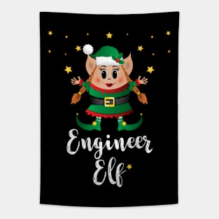 Engineer Elf Christmas Elves Xmas Matching Family Group Tapestry