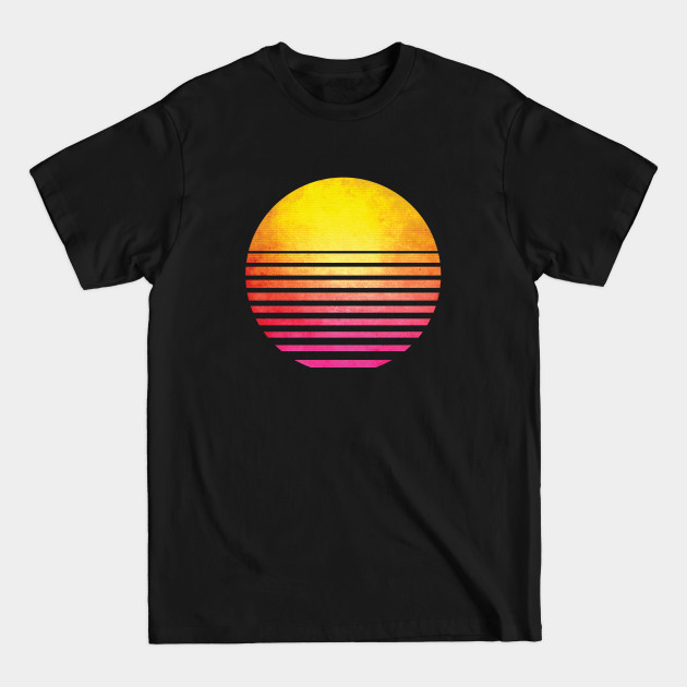 Disover Synthwave Outrun Retro Sun Sunset - Synthwave - T-Shirt