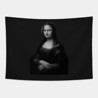 Mona Lisa - BW Tapestry